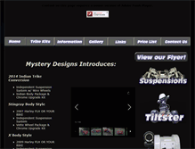 Tablet Screenshot of mysterydesigns.com